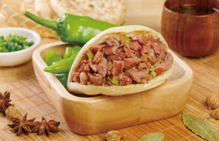 腊汁肉夹馍